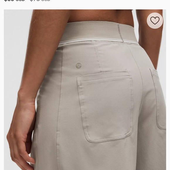 Lululemon Swift Relaxed Shorts 9” with zipper Pickets Cream - Picture 3 of 10